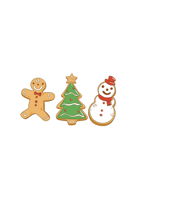 christmas cookies model negru pe tricou