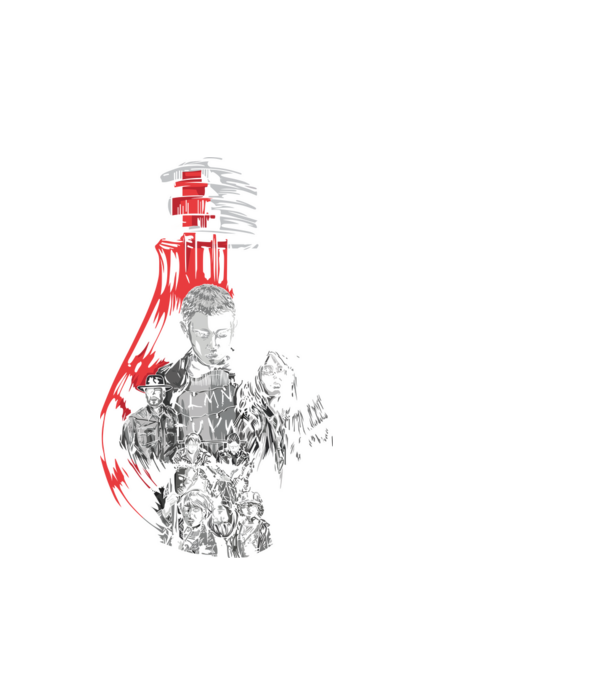 stranger things bulb model alb pe tricou