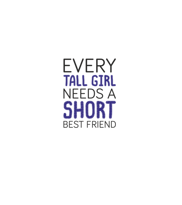 Short Freind model alb pe tricou