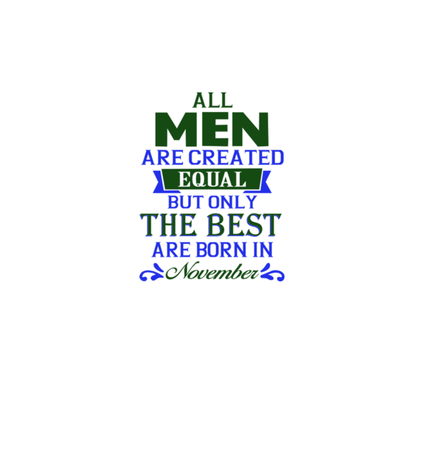 All men created equal but only the beat are born in november model galben neon pe tricou