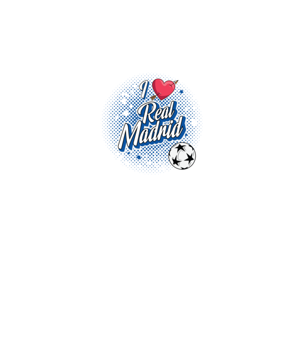 Popart RealMadrid model negru pe tricou