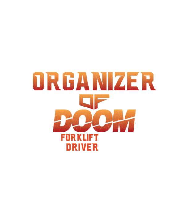 organizer of DOOM model negru pe tricou