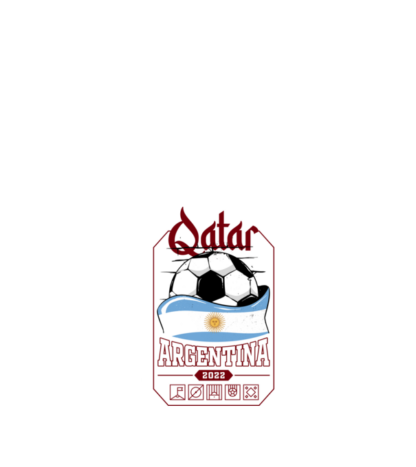 Qatar teams Argentina model negru pe tricou
