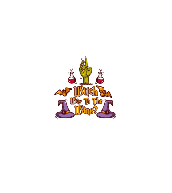 Witch way to the wine model gri pe tricou