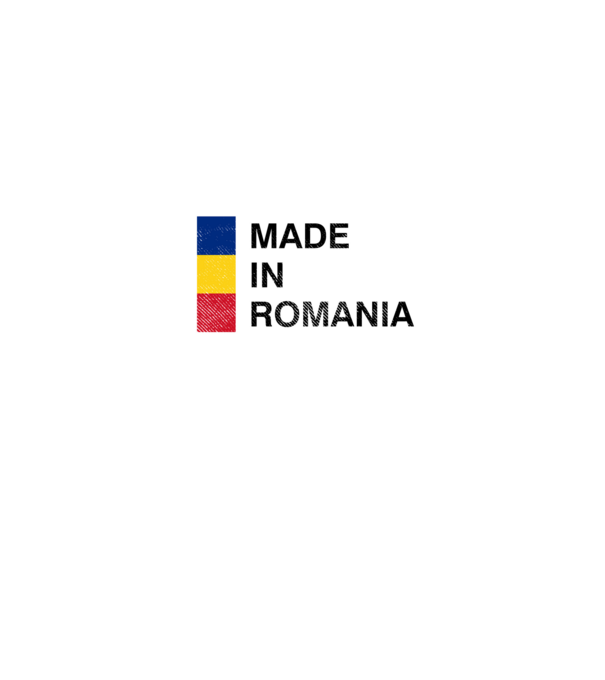 made in romania model albastru jeanși pe tricou