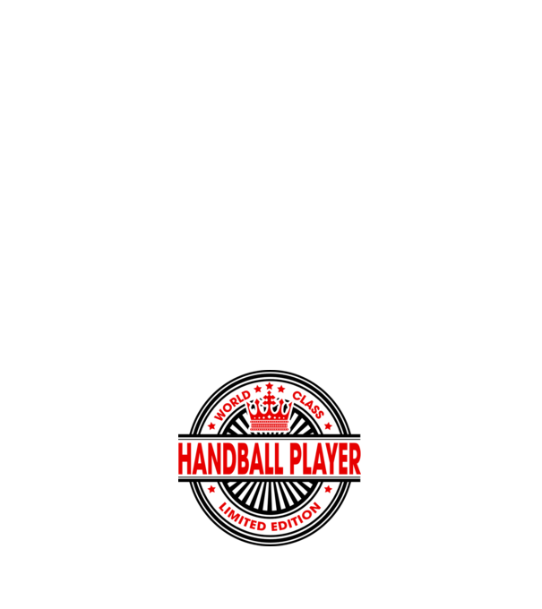 World class HANDBALIST model negru pe tricou