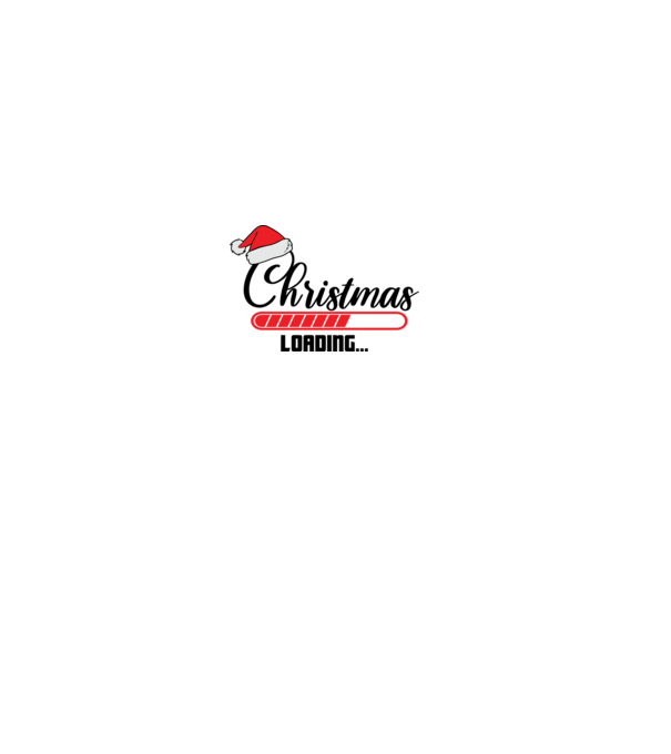 Christmas is loading model roz deschis pe tricou