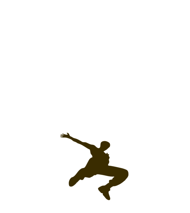 Logo Parkour model roz deschis pe tricou