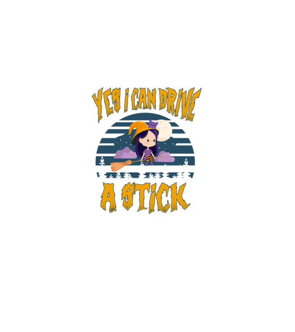 Yes, i can drive a stick model negru pe tricou