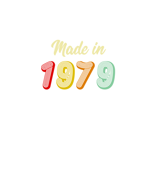 made in 1979 retro model turcoaz pe tricou