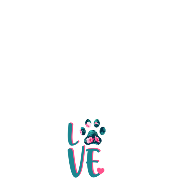 LOVE CÂINI model negru pe tricou