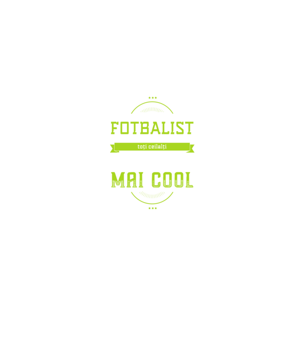 Sunt fotbalist, la fel ca toți ceilalți, dar mult mai cool model negru pe tricou