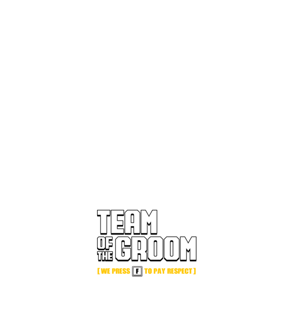 Team of the Groom model albastru închis pe tricou