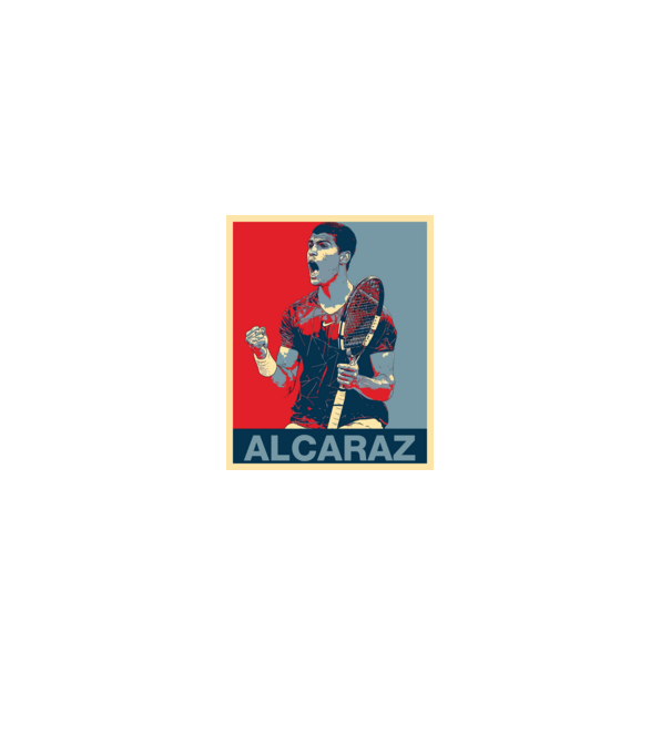 Carlos Alcaraz model negru pe tricou