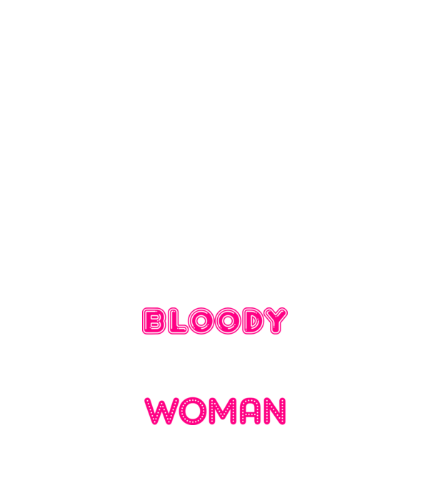 Bloody difficult woman model albastru închis pe tricou