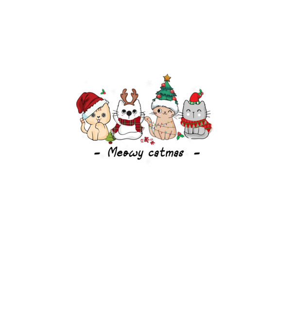 Meowy catmas 2 model roz pe tricou