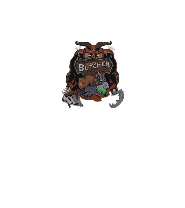 Heroes of the Storm - Butcher (snapsleek) model negru pe tricou