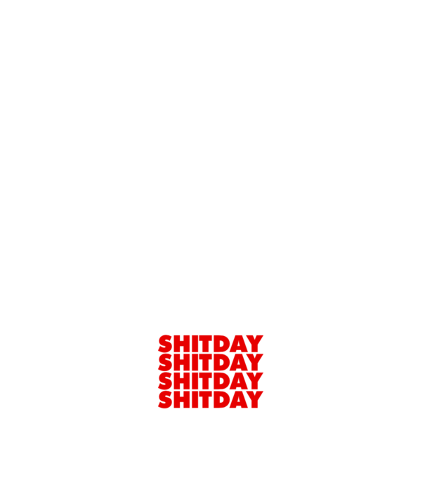 Shitday model albastru închis pe tricou