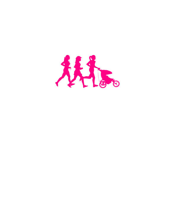 Running Mom model alb pe tricou