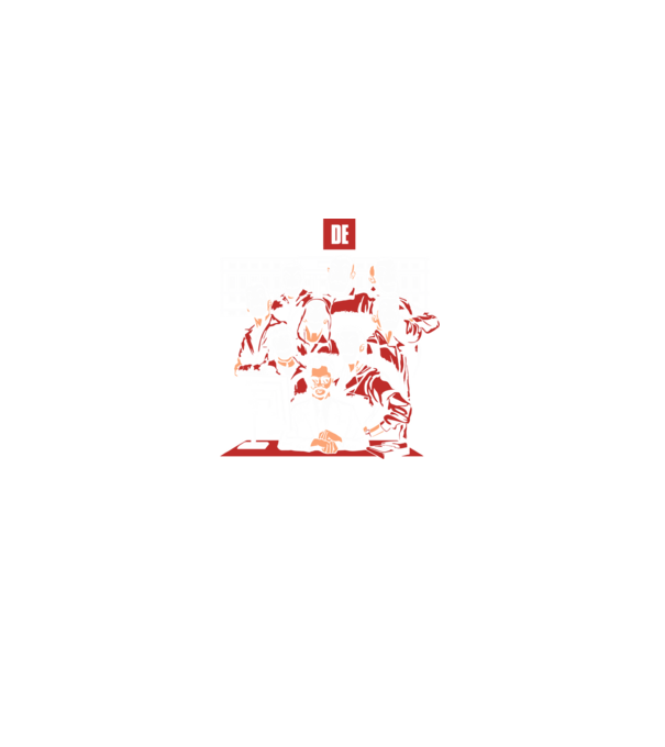 La casa de papel grupo model negru pe tricou