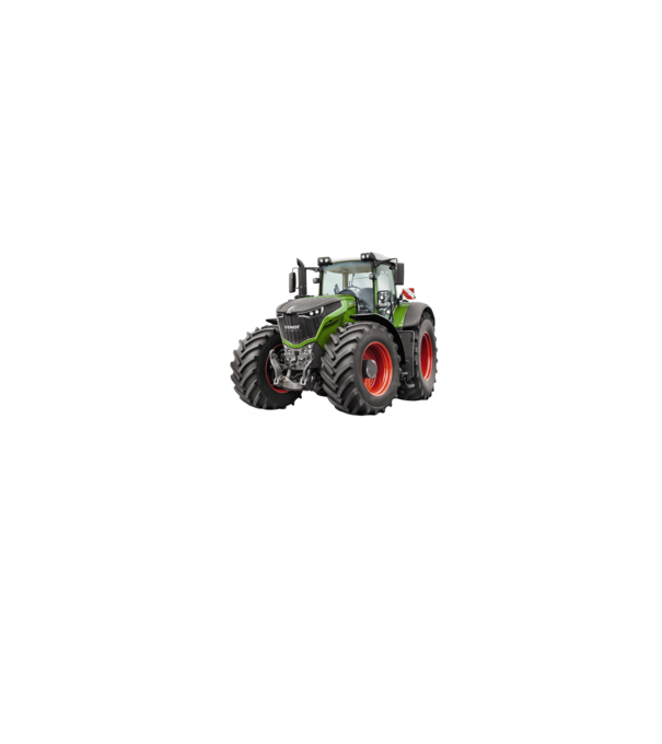 TRACTOR model alb pe tricou
