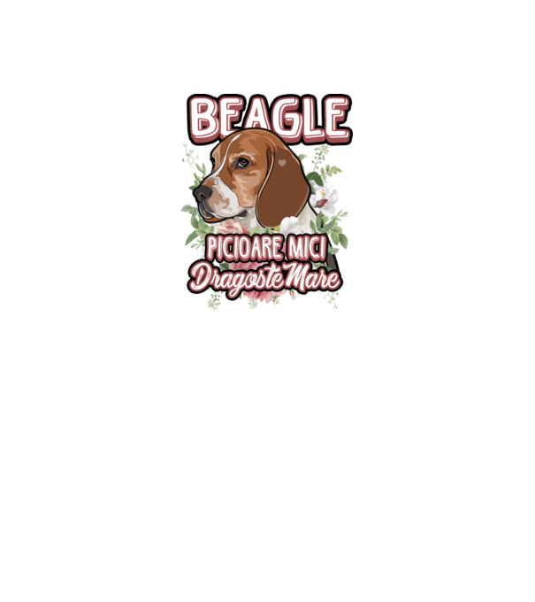 Bulldog francez picioare mici dragoste mare model alb pe tricou