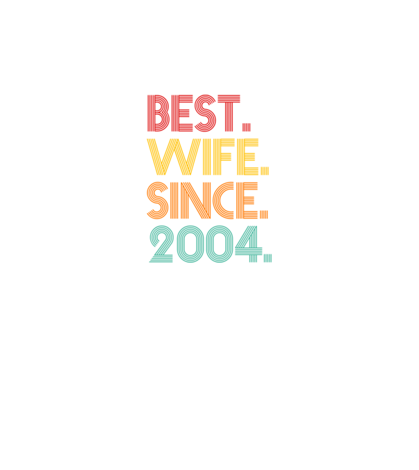 best wife since 2004 retro model negru pe tricou