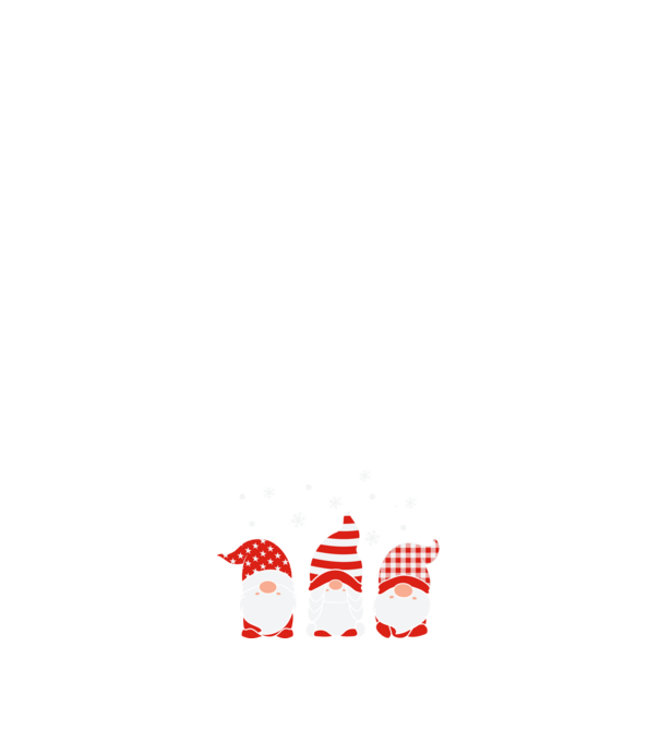 Xmas gnomes model negru pe tricou