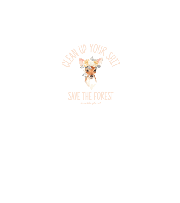 Clean up your shit model negru pe tricou