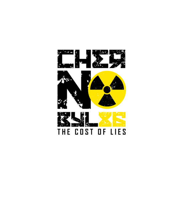 'Chernobyl ''86' model bordo pe tricou