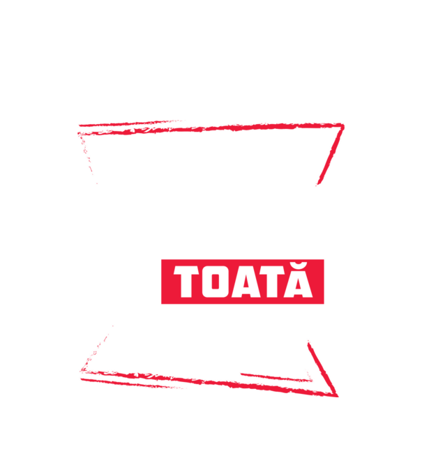 Toată luna DECEMBRIE model alb pe tricou