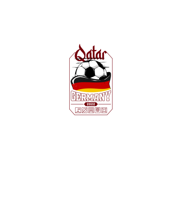 Qatar teams Germany model negru pe tricou