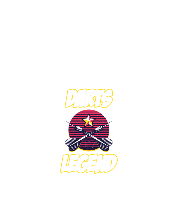 Darts legend model negru pe tricou