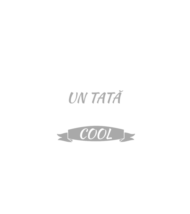 Așa arată un tată cu adevărat cool model negru pe tricou