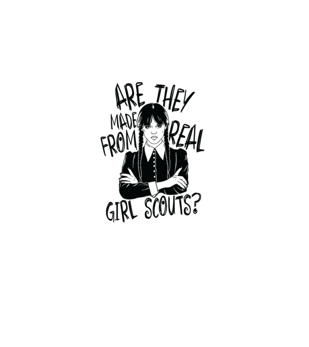 Are the made from real girl scouts model alb pe tricou