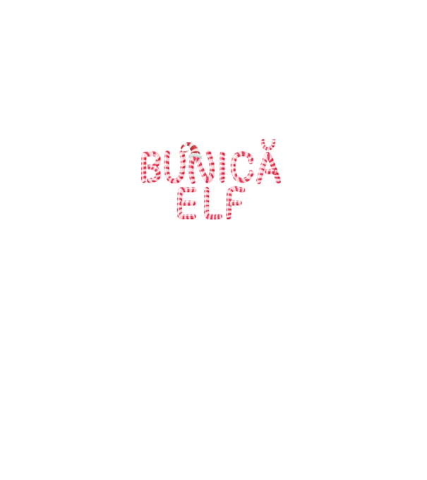 bunică elf model negru pe tricou