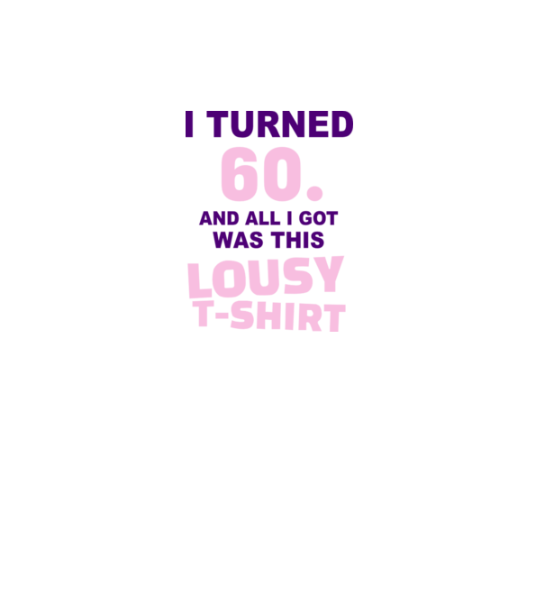 Lousy T-shirt 60 model gri închis pe tricou