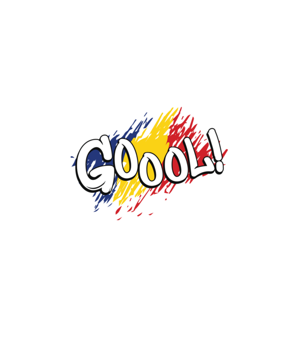 GOOOL model negru pe tricou