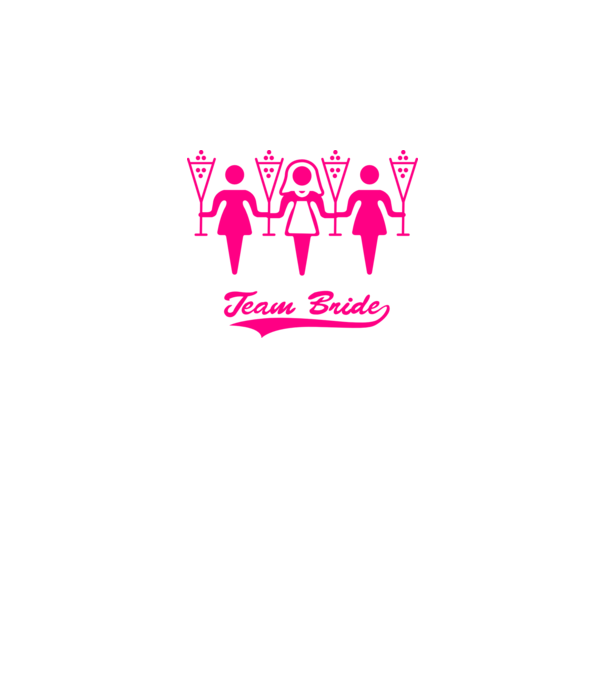 Team Bride model galben neon pe tricou