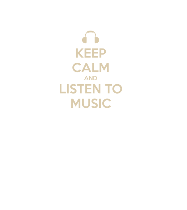 keep calm and listen to music model negru pe tricou