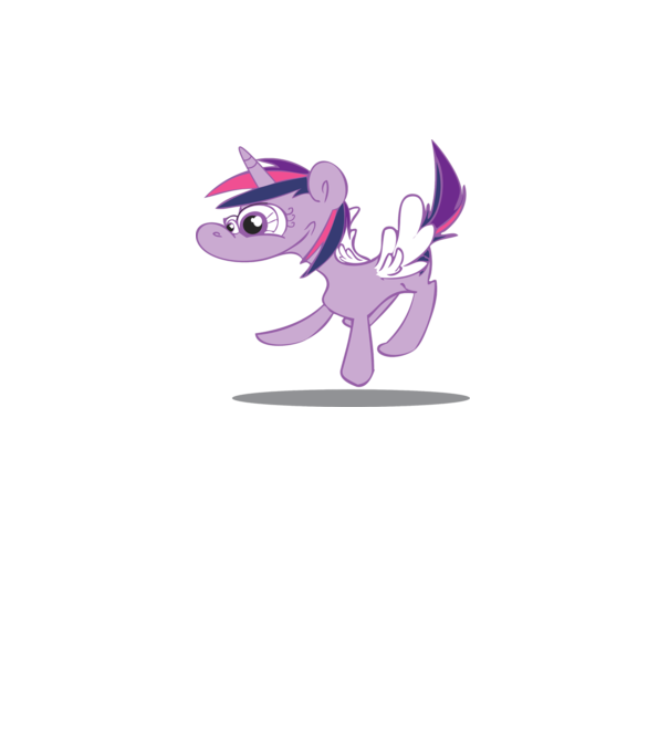 ugly my little pony model alb pe tricou