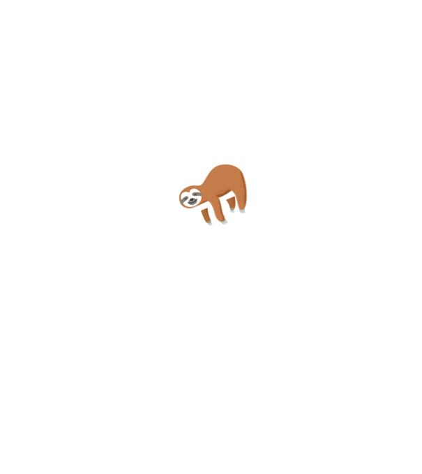 Just do it later sloth model negru pe tricou