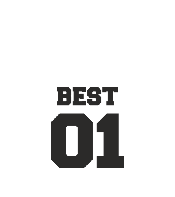 Best 01 model alb pe tricou