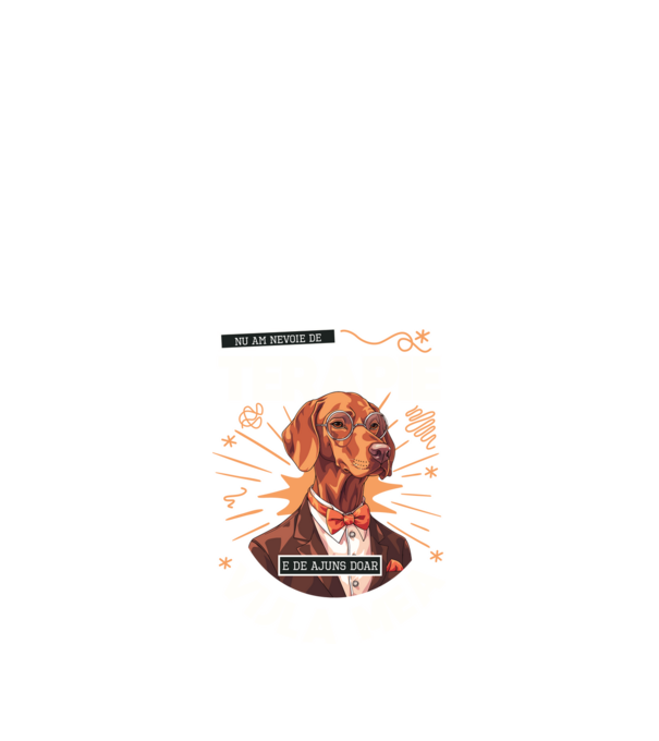 Nu am nevoie de terapie e de ajuns doar Vijla mea model negru pe tricou