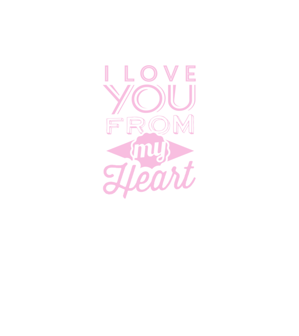 love you from model roz neon pe tricou