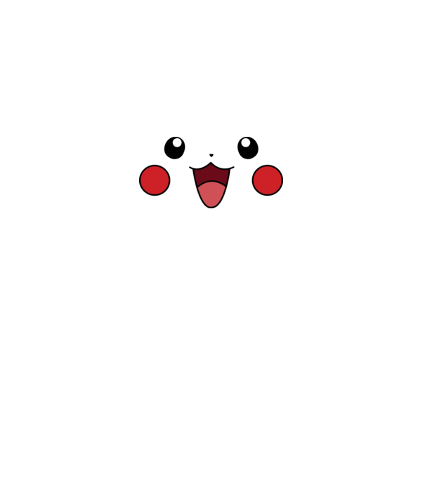 Pikachu model gri pe tricou