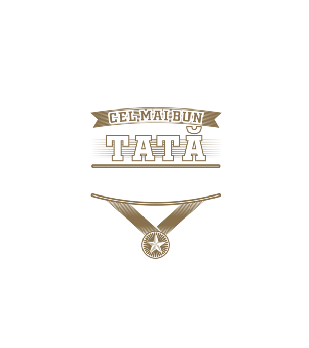 Cel mai bun tată fotbalist model negru pe tricou