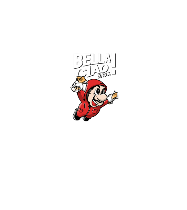 mario la casa de papel model albastru jeanși pe tricou