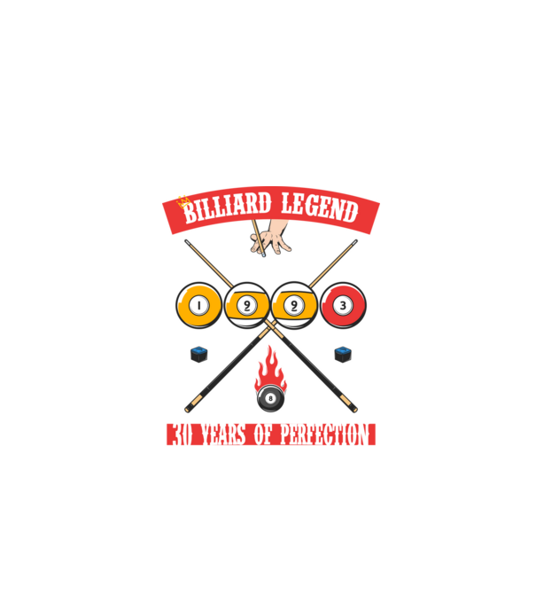 Billiard legend born in 1993 model negru pe tricou