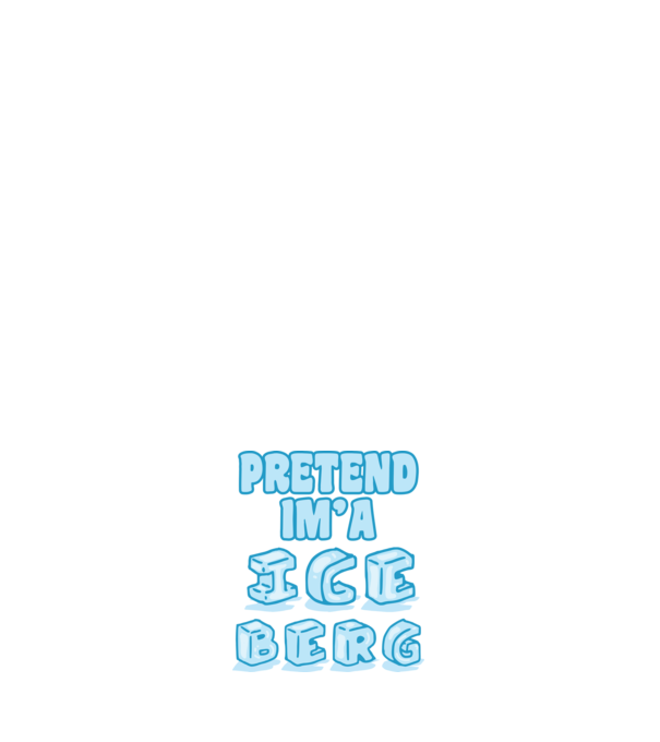 Iceberg carnaval model negru pe tricou
